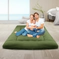 thumbnail image 1 of Slsy Japanese Floor Mattress Futon Mattress, Thicken Tatami Mat, Sleeping Pad Roll Up Mattress Floor, Lounger Bed Folding Couch Bed Mattress Pad, 1 of 10