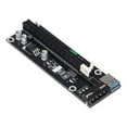 thumbnail image 4 of Ruiboury VER003 PCI-E Riser Card 30CM 60CM USB 3.0 Cable PCI 1X to 16X Extender PCI-E Adapter for GPU Miner Mining Black 60CM 1Set, 4 of 6