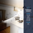 thumbnail image 6 of LUXRITE 2 In. Floating Gimbal LED Recessed Light, 360 Rotation & 90 Tilt, 5CCT, CRI90, 7W, 600LM Dimmable IC Rated ETL, 6 of 7