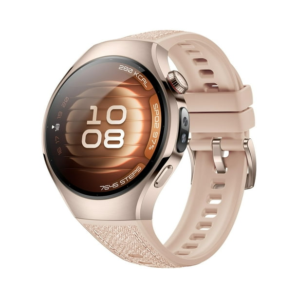 HUAWEI Watch 5, Smartwatch con eSIM & GPS, Tecnología Multi-Sensing X-Tap, Medicion de Oxígeno en Sangre en Yema del Dedo, Panorama de Salud, Compatible con iOS y Android, 42mm Beige Acero Inoxidable