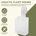 thumbnail image 4 of Maceta para Acuario - Soporte Colgante Tazas AcríLicas Plantas AcuáTicas Peceras Macetas A, 4 of 5