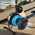 thumbnail image 4 of MERACH Pro Air Resistance Rowing Machine Magnetic Rower Machine for Home 90% Pre-assembled 10 Levels of Quiet Resistance Dual Slide Rail with Max 350lb Weight Capacity, 4 of 7