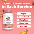 thumbnail image 5 of MaryRuth's Spirulina Gummies Superfood Strawberry Lemonade Flavor Vegan 60 Count, 5 of 10