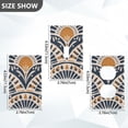 thumbnail image 7 of Yayeee Toggle Light Switch Wall Plate 1-Gang 4.5"x2.7" Home Decorative Outlet Cover, Orange Art Pattern, 7 of 7