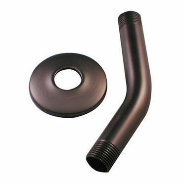 6 in. Shower Arm with Flange in Oil Rubbed Bronze