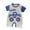 Print #03, variant on Baby Boy Girl Romper Summer Clothing Newborn Baby Cotton Short Sleeve Thin Crawling Suit Baby Onesie Ha Clothes Baby Clothes, 18M