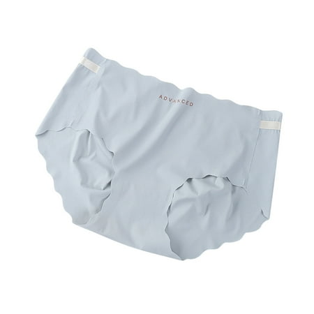 Iyufng Plus Size Panties for Women Women s Panties on Clearance Explosion-free Piece Ice Silk Underwear Breathable Comfortable Sexy Waist Bottom Crotch Girl Briefs Womens Panties Summer Savings Deals