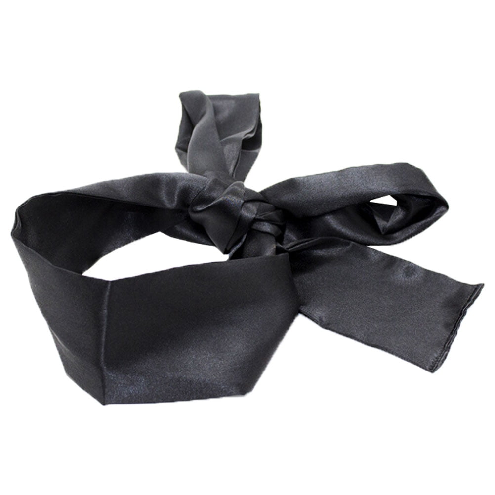 Sportsheets Satin Black Blindfold