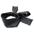 thumbnail image 1 of Shisuyan Satin Blindfold Comfortable Eye Mask Band Blinder for Home Travel Costume Props (Black), 1 of 8