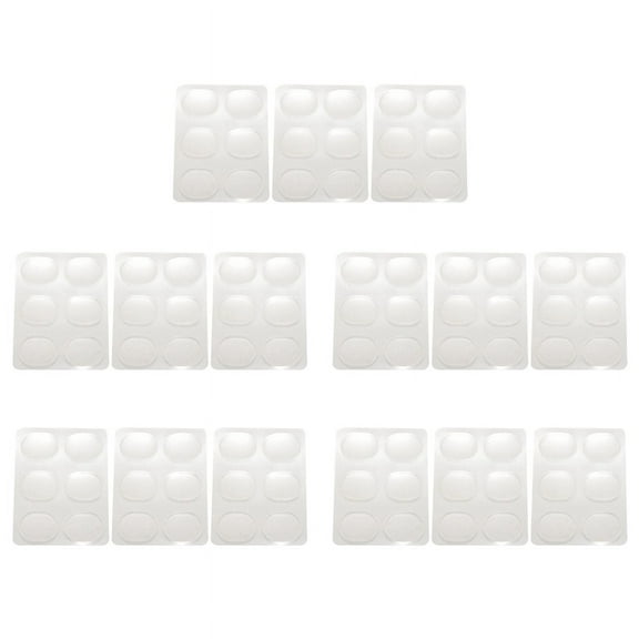 90 Pieces Drum Damper Gel Pads Silicone Drums for Drums Tone Control-Clear