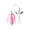 A003- Pink, variant on Bass Fishing Lure Spinner Bait for Bass Fishing Bionic Silicone Skirt Artificial Bait for Freshwater Saltwater Anglers A