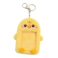 thumbnail image 4 of Llavero porta tarjetas fotográficas de peluche con dibujos de animales, protector de tarjetas, foto linda e informal Pato, 4 of 9
