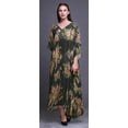 thumbnail image 2 of Bimba Kaftan Floral pour Femmes Robe Maxi de Plage Décontractée TG-3X, 2 of 5