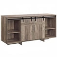 thumbnail image 3 of Grey washed media console with sled base and 2 compartments for 60 - 69 - inch TV in living space provides stability and style, 3 of 3