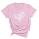 thumbnail image 3 of Fiudx Tops para Mujer Camiseta Informal de Manga Corta con Cuello Redondo y Estampado Informal a La Moda para Mujer, 3 of 3