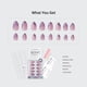 thumbnail image 5 of Lámpara BtartBox de Press On Nails, curable, cromada, corta, almendra, 5 of 8