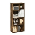 thumbnail image 5 of Furinno Daly 7-Cube Irregular Cubes Bookcase, Bookshelf, Storage Organizer, Amber Pine, 5 of 6