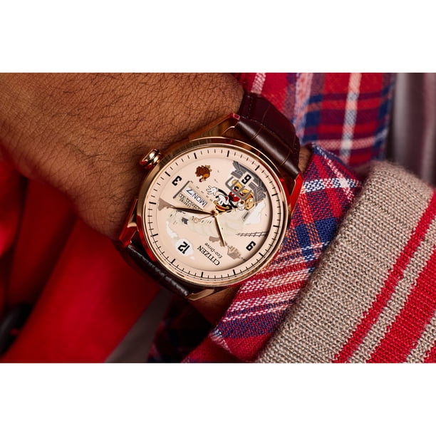 Citizen Eco-Drive Men's Disney Hometown Mickey Mouse Strap Watch