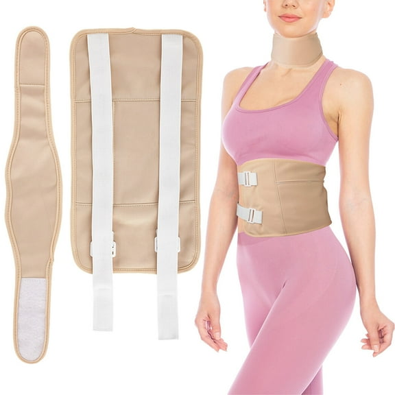 2PCS Castor Oil Packs, Reusable Organic Castor Oil Pack Wrap Kit for Waist and Neck, Leak-proof Castor Oil Pack Compress Pads with Adjustable Straps