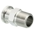 thumbnail image 4 of 1 Inch TC Tri Clamps Adaptor, Tri-Clover Fittings to NPT 1/2" Male Thread Adaptor Hexagonal 304 Stainless Steel, 25.2mm, 4 of 5