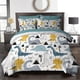 thumbnail image 1 of Comforter Bed in A Bag 8 Pieces Kids Boys Dino Twin Size Comforter Sets - 1, 1 of 6