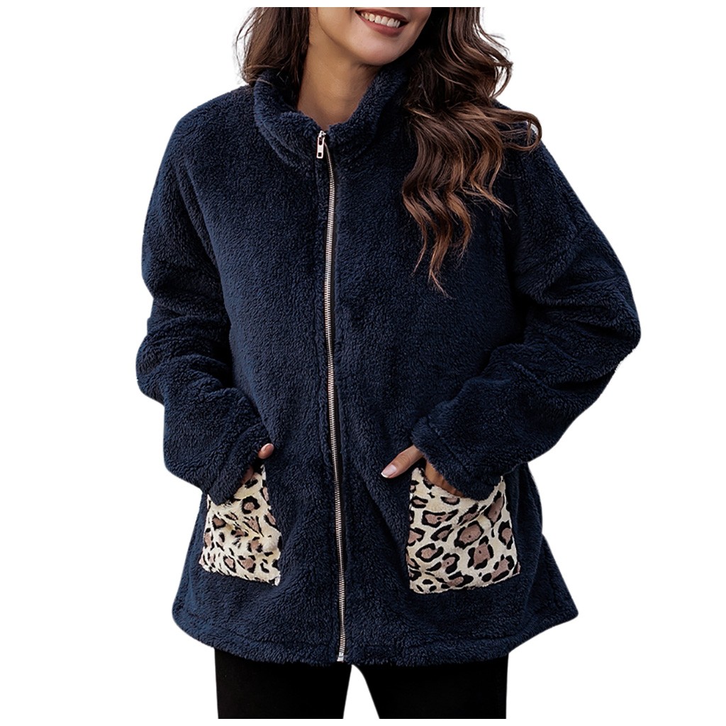 leopard print coat size 22