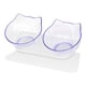 thumbnail image 1 of Cuencos dobles para perros y gatos, cuencos elevados para agua y comida para gatos con soporte elevado, cuenco elevado inclinado de 15° para gatos y perros pequeños, 1 of 8