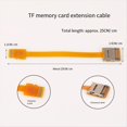 thumbnail image 2 of Kit de Tarjeta de Memoria Micro-SD, Cable de Extensión Macho A Hembra, Cable Plano Suave Micro-SD/TF FPC, Extensor de 25 cm, 2 of 5
