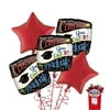 Party City Graduation Star Balloon Kit, Includes Foil Balloons, Curling Ribbon, and a Photo Balloon Weight