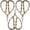 Medium, variant on JubileeYarn Bamboo Stalk Embroidery Craft Scissors - Large - 1 Pair