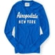 thumbnail image 1 of Aeropostale New York Thermal Knit Sweater, Azul, XX-Large, 1 of 1