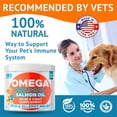 thumbnail image 6 of Omega 3 Alaskan Fish Oil Treats for Dogs (180 Ct) - Dry & Itchy Skin Relief + Allergy Support - Shiny Coats - EPA&DHA Fatty Acids - Natural Salmon Oil Chews Promotes Heart, Brain, Hip & Joint Support, 6 of 10