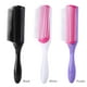 thumbnail image 5 of Cepillo de peinado de 9 filaspeine de masaje para desenredar el cabello rizado recto (negro) Ehuebsd  cuidado belleza, 5 of 9