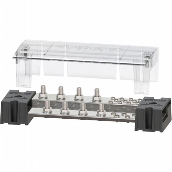 Blue Sea Systems 1990 Power Bar 1000 8 0.3 in. Terminal Studs With Cover