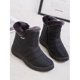 thumbnail image 1 of Botas de nieve con forro de piel para mujer, suela de agarre cómoda, zapatos suaves y gruesos para invierno, talla estadounidense, 1 of 5