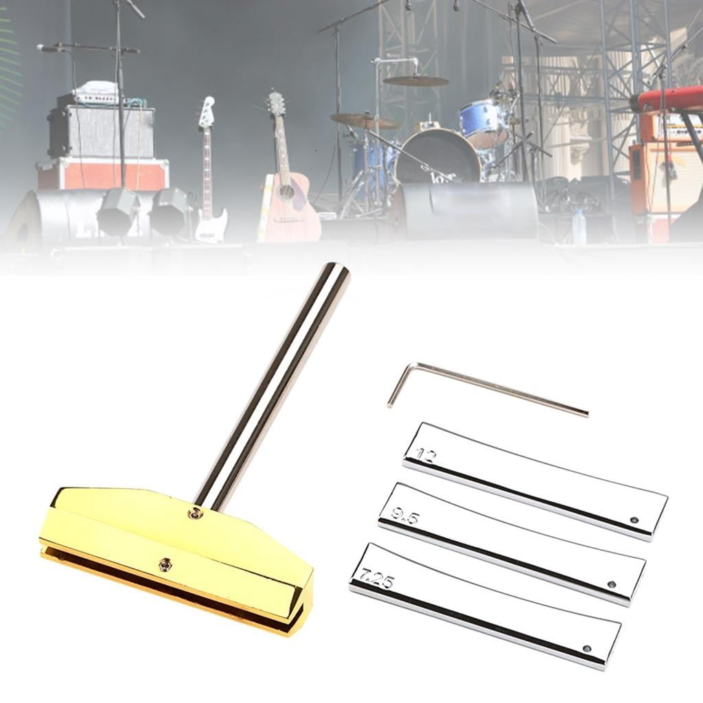CEORPER Fretboard Press Caul & Radian Fret Inserts Guitar Bass Fingerboard Pressings Tool