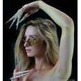 thumbnail image 2 of Gafas de sol ovaladas Heytea Fashion Retro Punk con protección lateral para hombre y mujer, de metal, UV400, estilo steampunk, hippie, discoteca, fiesta, B2825, 2 of 5