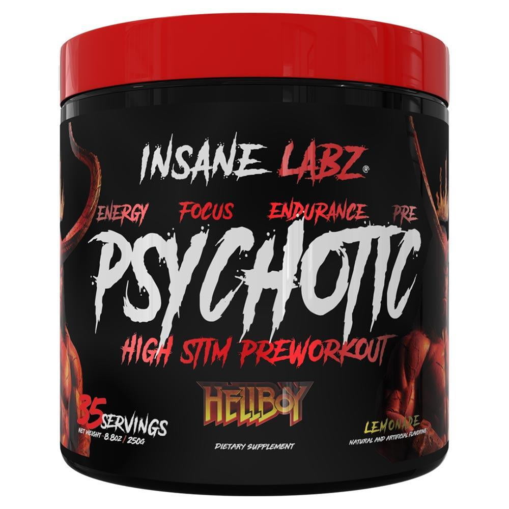 Psychotic Hellboy Pre Workout 35 servings Lemonade By