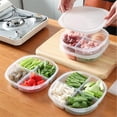 thumbnail image 6 of Vikakiooze 2023 Home Storage and Organization Sub-box Refrigerator Freezer Crisper Transparent Storage Box With Cover Refrigerator Fresh, 6 of 9