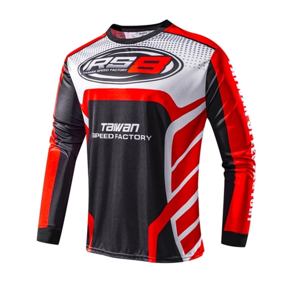 Off Road Motorcycle Jersey Long Sleeve Men's Racing Bicycle Shirt Mountain Bike Sports Wear Cycling Top