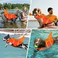 thumbnail image 6 of HQREA Adjustable Shark Dog Life Vest with Handle for Small Dog Swimming Boating, 6 of 6