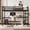 Black + MDF+Metal + Queen, variant on Metal Twin XL Loft Bed with Desk, Power Outlet and LED Lights, Space Saving Design with USB Charging, Noise Reduced for Dorms, Black