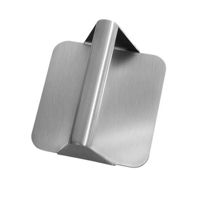 Prensa de hamburguesas Sunnimix Manual para parrilla herramientas para hornear accesorios Cuadrado Plata