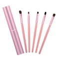 thumbnail image 1 of 5pcs Eyeshadow Brush Set Portable Eye Brushes Premium Eye Makeup Brushes, 1 of 7