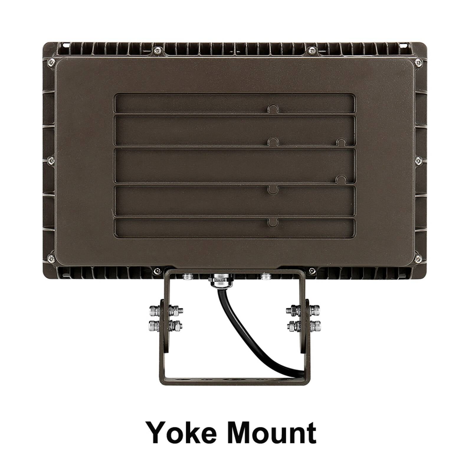Chiuer 135W Exterior LED Flood Lights Yoke Mount 4000K 18000LM 120-277V
