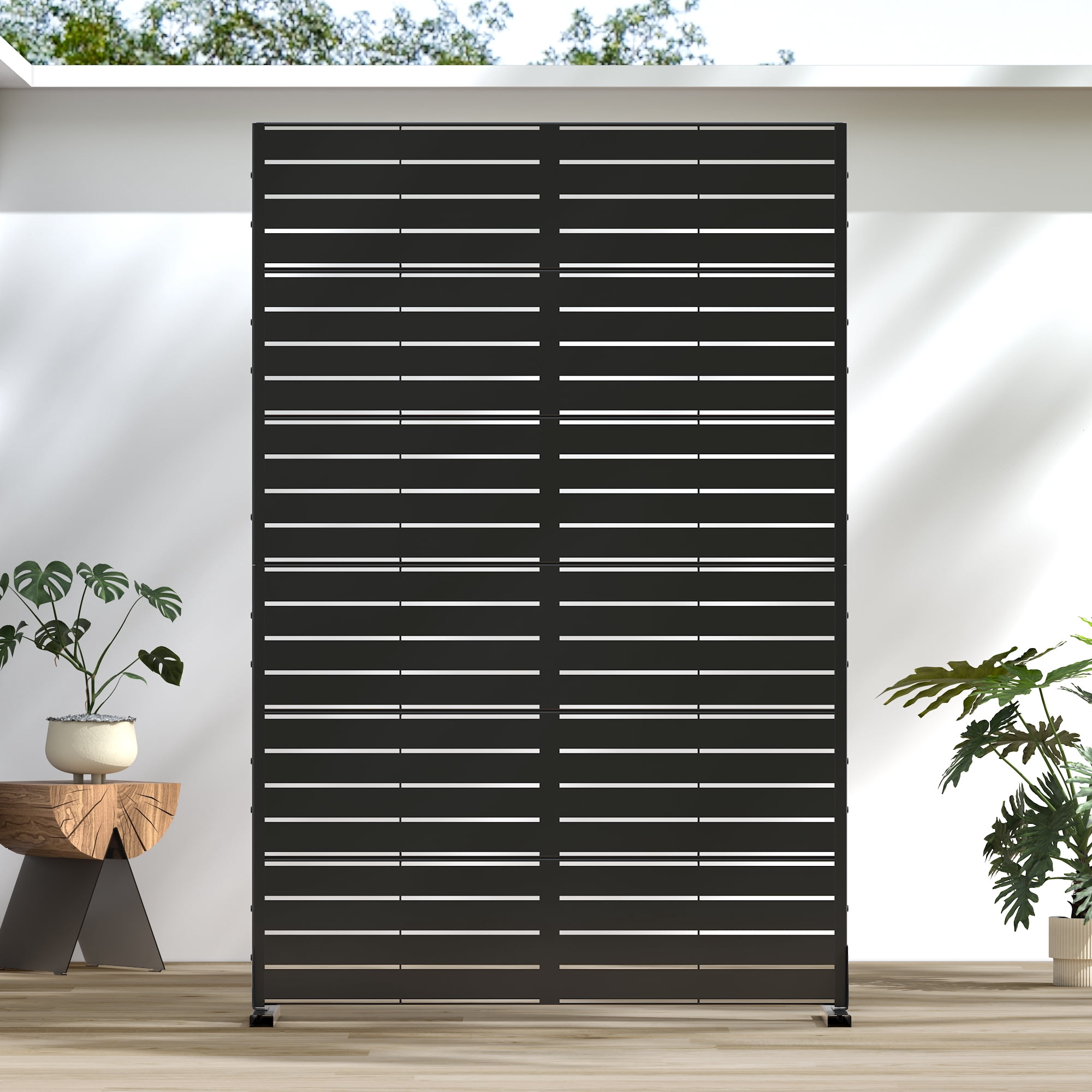 MAYEERTY 72" x 47" Privacy Screen Fence, Heavy Duty Fence Privacy Screen Outdoor
