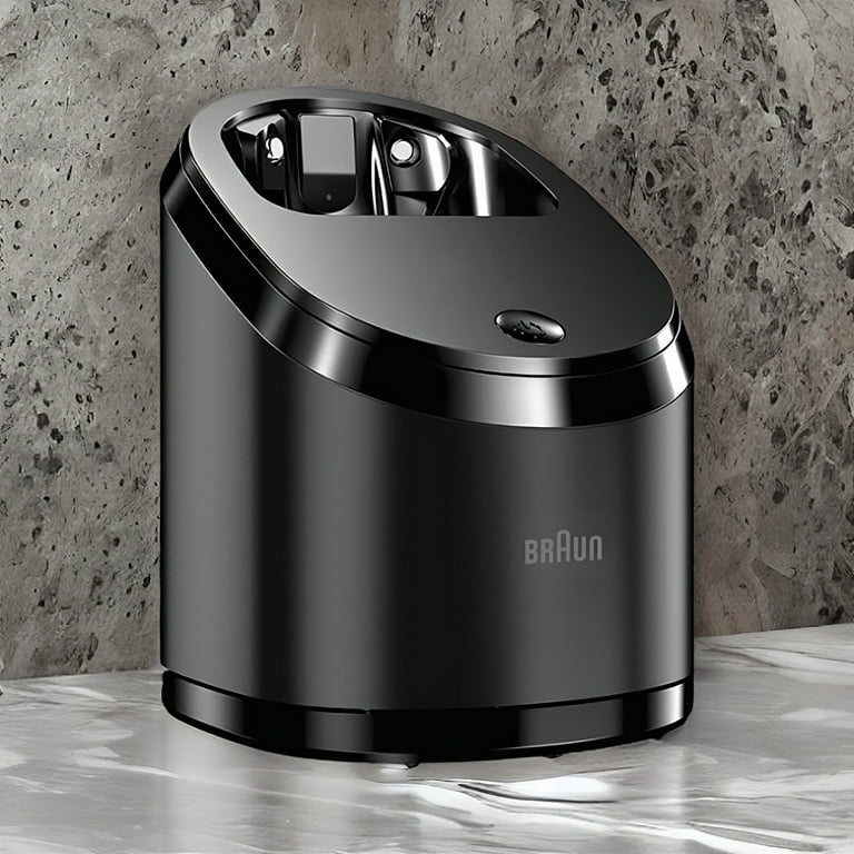 Braun Fast Cleaning and Blade Lubricating Clean and Charge Station Bundle