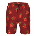 thumbnail image 4 of Naloa Strawberry Men's Beach Shorts, Surfing shorts, Swim trunks, Quick Dry Swim Trunks for Surfing Beach Fun - Small, 4 of 9