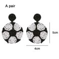 thumbnail image 2 of Pendientes Bonitos pendientes colgantes de lágrima de fútbol Juego divertido de pelota Pendientes colgantes Regalo de recuerdo de fiesta de deporte de vacaciones para mujeres Señoras Copa mundial de fútbol Favores de fiesta Suministros MFZFUKR CPB-CJZ843-1, 2 of 5