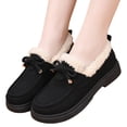 thumbnail image 5 of Willtoo Womens Slip On Snow Boots Thick Warm Fleece Lined Casual Winter Shoes, 5 of 5